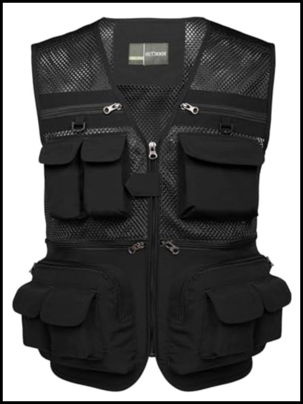 Men's Fishing Vest Utility Lightweight Outdoor Travel Safari Photo Cargo Vest